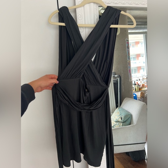 x REVOLVE Roksanda Mini Dress in Black - Picture 2 of 5